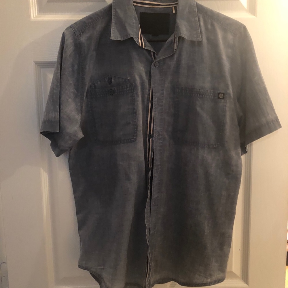 Denim button up shirt